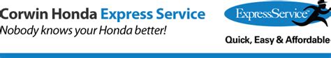 corwin honda service.